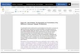 Eu vou corrigir seu trabalho no Word