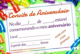 Eu vou fazer seu convite