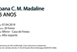 Eu vou criar 2 convites para seu evento