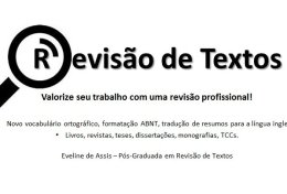 Eu vou revisar sua lauda de 1.400 caracteres por