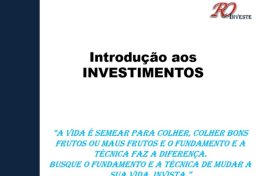 Eu vou demonstrar os tipos de investimentos do mercado
