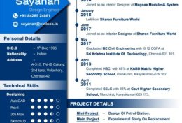 Eu vou criar o design do seu Curriculum Vitae