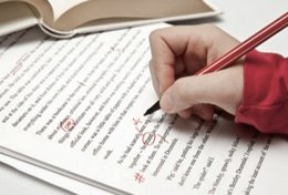 Eu vou revisar texto