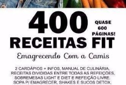 Eu vou ENVIAR 400 RECEITAS FIT