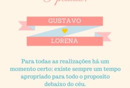 Eu vou criar seu convite de casamento