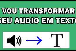 Eu vou transcrever o seu audio ou video de ate 10 minutos