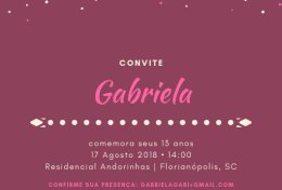 Eu vou criar o convite da sua festa