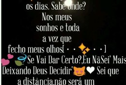 Eu vou Mensagem especiais
