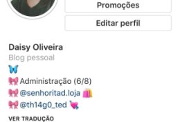 Eu vou divulgar a sua loja no meu instagram