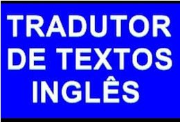 Eu vou traduzir seu texto em inglês