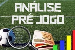 Eu vou fazer seu alazlise pré jogo pra betfair e 365