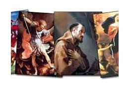 Eu vou té enviar um pdf explicando a historia a vida e morte de qualquer santo existente nas igrejas católicas