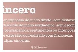 Eu vou ser sincero com você