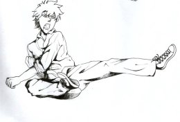 Eu vou fazer um sketch preto e branco