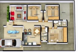 Eu vou fazer a planda da sua casa