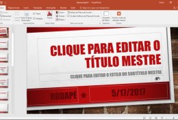 Eu vou desenvolver uma apresentação de slides com o tema desejado