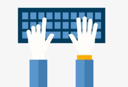 Eu vou digitar seu trabalho e seus textos