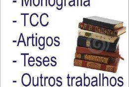 Eu vou fazer digitação e formatação de trabalhos