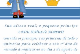 Eu vou fazer convite para aniversário do seu filho
