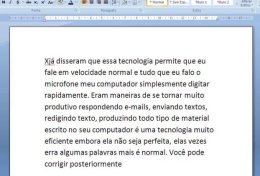 Eu vou digitar seus textos