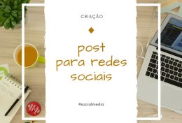 Eu vou criar posts para redes sociais