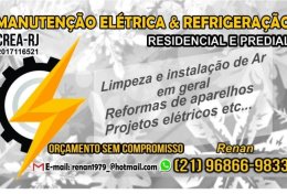 Eu vou fazer manutenção elétrica e climatizar sua casa
