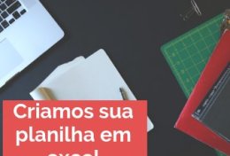Eu vou montar sua planilha em excel