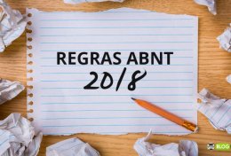 Eu vou colocar seu trabalho nas regras da ABNT