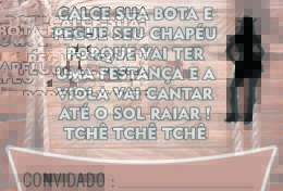 Eu vou criar o convite da sua festa/evento