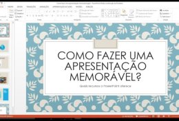Eu vou fazer sua apresentação de slide