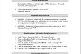 Eu vou Fazer seu currículo