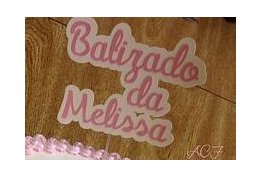 Eu vou fazer seu topper de bolo