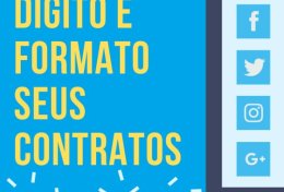 Eu vou digitar e formatar seus contratos