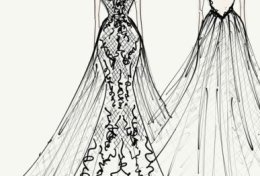 Eu vou desenhar vestidos de mod
