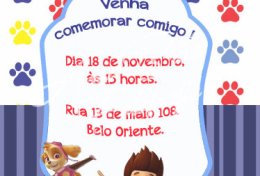 Eu vou fazer convite de aniversário infantil personalizado