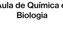 Eu vou dar aula de Biologia ou Química