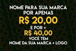 Eu vou criar o nome da sua marca