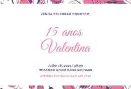 Eu vou criar o convite da sua festa