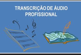 Eu vou transcrever seu áudio/vídeo