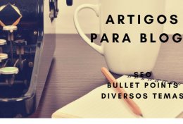 Eu vou criar artigos para seu site ou blog