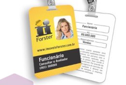 Eu vou Criar a arte do seu Crachá