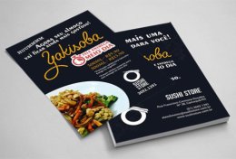 Eu vou Criar a arte do seu Folheto