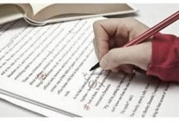 Eu vou revisar seu texto/redação ou livro