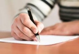 Eu vou escrever a sua redação