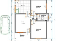 Eu vou fazer a planta baixa da sua casa