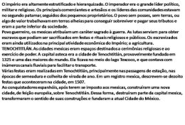 Eu vou te enviar redações sobre temas atuais e também respostas de questões da disciplina de História comentadas