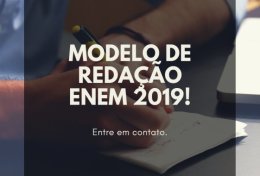 Eu vou fazer modelos de redação do Enem pra você