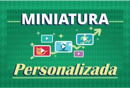 Eu vou fazer miniaturas para vídeos