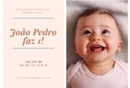 Eu vou fazer o design do CONVITE do seu evento