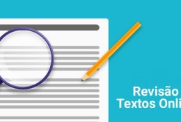 Eu vou revisar/criar textos em língua portuguesa